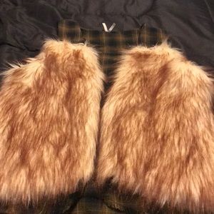 Faux fur vest